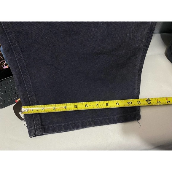 Carhartt Jeans Men's Size 48 x 30 Work Black Denim - Picture 4 of 11